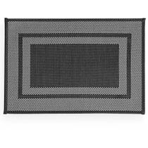 Tapete Antiderrapante Decore Multti Jacquard Black 50x70cm - Kacyumara