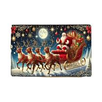Tapete Antiderrapante E Resistente a Manchas Com Estampa De Rena De Natal Para Sala De Estar, Quarto