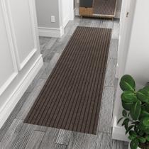 Tapete antiderrapante Hallway Runner Ottomanson Brown 60 cm x 240 cm