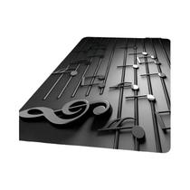 Tapete Antiderrapante Lavável Com Notas Musicais 3D Para Estúdio De Música, Sala De Estar, Quarto,