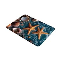 Tapete Antiderrapante Ocean Element Para Sala De Estar, Quarto, Entrada, Cozinha, Decoração De Casa