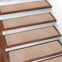 Tapete antiderrapante Stair Treads DK177, pacote com 15, 20x76 cm, bege
