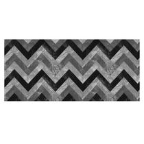 Tapete Antiderrapante Tropical Rolo de 43cm x 15m ZigZag Mármore Cinza Kapazi Estampado