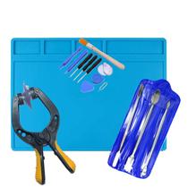 Tapete Antiestatica 20x28cm Kit c/ Ventosa Pro e Espátulas