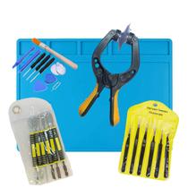 Tapete Antiestatica 20x28cm Ventosa Pro Pinças + Espátulas