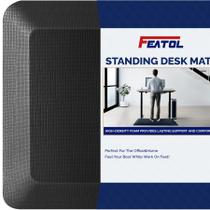 Tapete antifadiga FEATOL 9/10 extra grosso 50x80cm preto