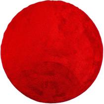 Tapete Apolo Redondo Pelo Baixo 1,5m - Vermelho Tapete Apolo Redondo Pelo Baixo 1,5m - Vermelho