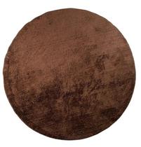 Tapete Apolo Redondo Pelo Baixo 1m - Chocolate Tapete Apolo Redondo Pelo Baixo 1m - Chocolate