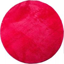 Tapete Apolo Redondo Pelo Baixo 1m - Pink Tapete Apolo Redondo Pelo Baixo 1m - Pink