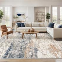 Tapete Area Art & Tuft, lavável, antiderrapante, 240 x 300 cm, resistente a manchas