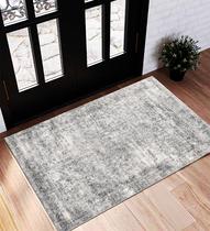 Tapete Area CHAMPLANT lavável 60x90cm Vintage Distressed