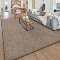 Tapete Area Chicrug 91x153 cm Espuma Viscoelástica Marrom Branco