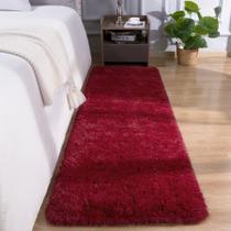 Tapete Area DETUM Wine Red Runner 60 x 180 cm, macio e fofo, lavável Tapete Area DETUM Wine Red Runner 60 x 180 cm, macio e fofo, lavável