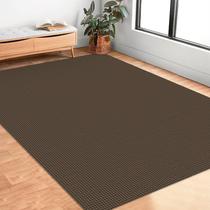 Tapete Area EARTHALL Lavável 150x210 cm Algodão Borracha Marrom