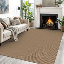 Tapete Area EARTHALL Tecido 150x210 cm de borracha antiderrapante lavável