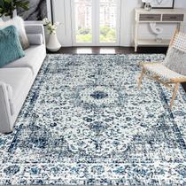 Tapete Area Easy-Going 150x210 cm, lavável e antiderrapante Boho