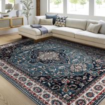 Tapete Area Easy-Going 183 x 274 cm Medallion Vintage Teal Tapete Area Easy-Going 183 x 274 cm Medallion Vintage Teal