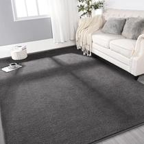 Tapete Area Gifeas Large Ultra Soft Modern 120x180cm cinza escuro