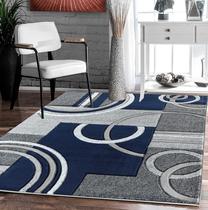 Tapete Area GLORY RUGS 61x213 cm Navy Soft Modern Carpet