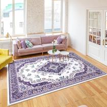 Tapete Area HOMORE roxo 120x180cm, antiderrapante, lavável, vintage