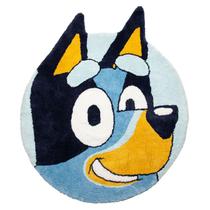 Tapete Area Jay Franco Bluey Plush Blue Fluffy 90 x 90 cm