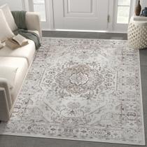 Tapete Area Jinchan 122x183 cm Vintage Medallion Floral Grey Tapete Area Jinchan 122x183 cm Vintage Medallion Floral Grey