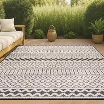 Tapete Area JONATHAN Y Ormond High-Low Modern Trellis 3 x 5