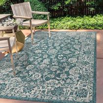 Tapete Area JONATHAN Y Tela Bohemian Textured Weave Floral 90x150cm