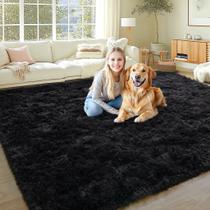 Tapete Area KING DARE Soft Plush Fluffy Shaggy Fuzzy Furry 8 x 10 pés
