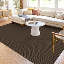 Tapete Area KOZYFLY Boho 180x270cm Lavável de Algodão Marrom