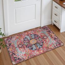 Tapete Area Lahome Bohemian Floral Medallion 60x90cm fúcsia Tapete Area Lahome Bohemian Floral Medallion 60x90cm fúcsia