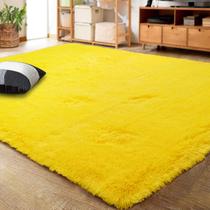 Tapete Area LOCHAS Ultra Soft Fluffy Living Room 180x270cm amarelo