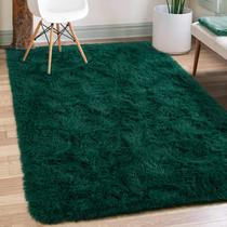 Tapete Area Merelax Soft Modern Shaggy para quarto e sala de estar