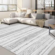 Tapete Area Nakagishi Lavável Boho Modern, 6 x 9 pés, cinza Tapete Area Nakagishi Lavável Boho Modern, 6 x 9 pés, cinza