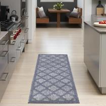 Tapete Area Nourison Denim Blue 61x183 cm Easy Care Runner