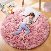Tapete Area PAGISOFE Soft Blush Round Circle 120x120cm para meninas Tapete Area PAGISOFE Soft Blush Round Circle 120x120cm para meninas