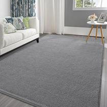 Tapete Area Pettop Grey 120x180cm Memory-Foam para quarto