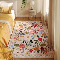 Tapete Area Rugcomf Tapete de quarto lavável antiderrapante 90x150cm