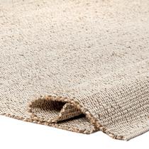 Tapete Area S & L Homes, algodão de juta, tecido à mão, natural, 6 pés x 9 pés Tapete Area S & L Homes, algodão de juta, tecido à mão, natural, 6 pés x 9 pés