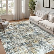 Tapete Area Tosuoka 5x7, lavável, macio e antiderrapante