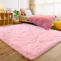 Tapete Area Wish Tree Pink Fluffy Shag Carpet 120x180cm