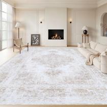 Tapete Area XLUEZ Vintage Distressed Medallion 280x366cm bege Tapete Area XLUEZ Vintage Distressed Medallion 280x366cm bege