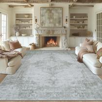 Tapete Area Yidanamy Lagre Vintage Living Room 9 x 12 pés cinza/marfim Tapete Area Yidanamy Lagre Vintage Living Room 9 x 12 pés cinza/marfim