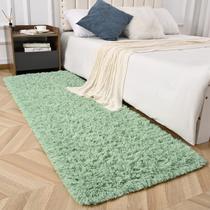 Tapete Area Zedrew Sage Green para quarto e sala de estar 60x180cm