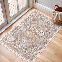 Tapete Area zesthome 2x3 Entryway, macio, lavável, antiderrapante, laranja Tapete Area zesthome 2x3 Entryway, macio, lavável, antiderrapante, laranja