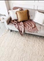 Tapete artesanal boho cru 1,00x1,50 Tapete artesanal boho cru 1,00x1,50