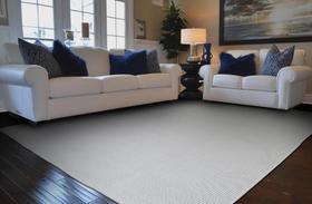 Tapete Artesanal Look Copo De Leite-12 White - 200X250 Cm