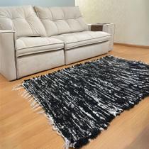 Tapete Artesanal Tear Felpudo Rústico para Sala ou Quarto, 1,60x1,00m