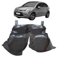 Tapete assoalho citroen C3 Preto 2012/2020 impermeavel Tapete assoalho citroen C3 Preto 2012/2020 impermeavel