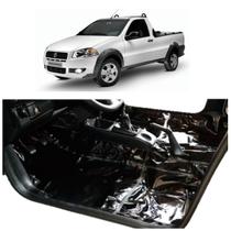tapete assoalho fiat strada 2013/19 simples 070 mais grosso tapete assoalho fiat strada 2013/19 simples 070 mais grosso